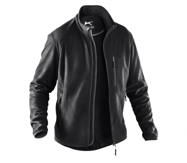 Kübler Fleecejacke - schwarz